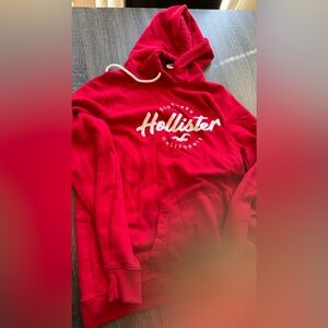 Red Hollister hoodie